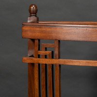 E. W. Godwin Attributed, a Slim Aesthetic Movement Walnut Umbrella & Stick Stand - Thumbnail 10