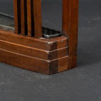 E. W. Godwin, attributed. A Slim Aesthetic Movement Walnut Umbrella & Stick Stand - Thumbnail 17