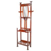 Shapland & Petter. Arts & Crafts Walnut Hallstand - Thumbnail 2