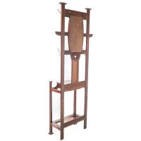 Shapland & Petter. Arts & Crafts Walnut Hallstand - Thumbnail 4