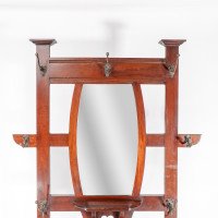 Shapland & Petter. Arts & Crafts Walnut Hallstand - Thumbnail 9