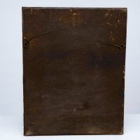 Liberty & Co., Arts & Crafts copper mirror with Ruskin jewel - Thumbnail 7