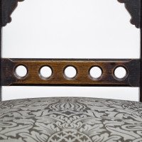 Charles Bevan, attributed. A Gothic Revival Oak Side Chair with Carved Decoration - Thumbnail 10