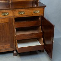 Phillip Webb Attributed, Aesthetic Movement Walnut Arts & Crafts Style Dresser Sideboard by Morris & Co - Thumbnail 8