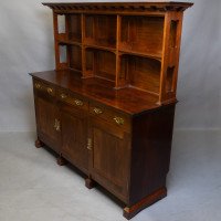 Phillip Webb Attributed, Aesthetic Movement Walnut Arts & Crafts Style Dresser Sideboard by Morris & Co - Thumbnail 15