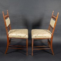 H. W. Batley for Collinson & Lock. A Fine Pair of Aesthetic Movement Side Chairs - Thumbnail 3
