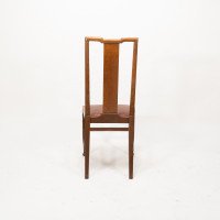 Morris & Co., Designed in the Offices of Richard Norman Shaw, Possibly by W. Lethaby. Four Arts & Crafts Oak Dining Chairs - Thumbnail 15