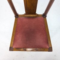 Morris & Co., Designed in the Offices of Richard Norman Shaw, Possibly by W. Lethaby. Four Arts and Crafts Oak Dining Chairs - Thumbnail 22