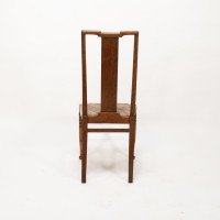 Morris & Co., Designed in the Offices of Richard Norman Shaw, Possibly by W. Lethaby. Six Arts & Crafts Oak Dining Chairs - Thumbnail 12