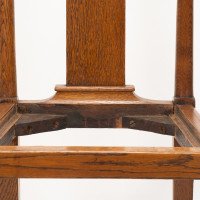 Morris & Co., Designed in the Offices of Richard Norman Shaw, Possibly by W. Lethaby. Six Arts & Crafts Oak Dining Chairs - Thumbnail 20