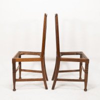 Morris & Co., Designed in the Offices of Richard Norman Shaw, Possibly by W. Lethaby. A Pair of Arts and Crafts Oak Dining Chairs - Thumbnail 10