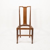 Morris & Co., Designed in the Offices of Richard Norman Shaw, Possibly by W. Lethaby. A Pair of Arts & Crafts Oak Dining Chairs - Thumbnail 11