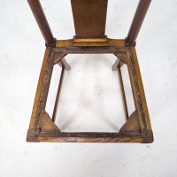 Morris & Co., Designed in the Offices of Richard Norman Shaw, Possibly by W. Lethaby. A Pair of Arts and Crafts Oak Dining Chairs - Thumbnail 18