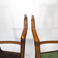 Morris & Co., Designed in the Offices of Richard Norman Shaw, Possibly by W. Lethaby. Pair of Arts and Crafts Oak Dining Armchairs - Thumbnail 18