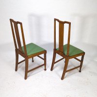 Morris & Co., Designed in the Offices of Richard Norman Shaw, Possibly by W. Lethaby. Five Arts & Crafts Oak Dining Chairs - Thumbnail 8
