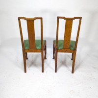 Morris & Co., Designed in the Offices of Richard Norman Shaw, Possibly by W. Lethaby. Five Arts & Crafts Oak Dining Chairs - Thumbnail 9