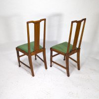Morris & Co., Designed in the Offices of Richard Norman Shaw, Possibly by W. Lethaby. Five Arts & Crafts Oak Dining Chairs - Thumbnail 10