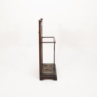 Arts & Crafts Cast Iron Walking Stick & Umbrella Stand with Original Bronze Style Painted Finish - Thumbnail 8
