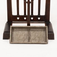 Arts & Crafts Cast Iron Walking Stick & Umbrella Stand with Original Bronze Style Painted Finish - Thumbnail 12