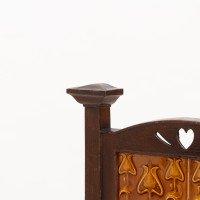 Arts & Crafts Cast Iron Walking Stick & Umbrella Stand with Original Bronze Style Painted Finish - Thumbnail 13