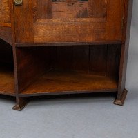 Bath Cabinet Makers, an Arts & Crafts Oak Sideboard with Dutch Inlaid Scenes - Thumbnail 14