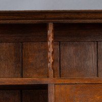 Bath Cabinet Makers, an Arts & Crafts Oak Sideboard with Dutch Inlaid Scenes - Thumbnail 19