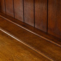 Bath Cabinet Makers, Arts & Crafts Oak Sideboard with Dutch Inlaid Scenes - Thumbnail 24