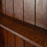 Bath Cabinet Makers, Arts & Crafts Oak Sideboard with Dutch Inlaid Scenes - Thumbnail 29