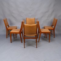 Johannes Andersen Made by Uldum Møbler, Denmark. Set of Eight Dining Chairs - Thumbnail 4