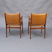 Johannes Andersen Made by Uldum Møbler, Denmark. Set of Eight Dining Chairs - Thumbnail 19
