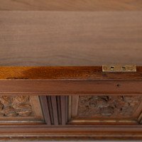 Bruce Talbert for Gillow & Co., of Lancaster. An Aesthetic Movement Walnut & Boxwood Ottoman - Thumbnail 19