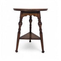 Garnet & Sons of Warrington. A Well-Crafted Aesthetic Movement Oak Side or Cricket Table