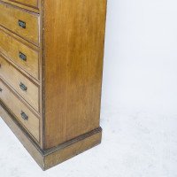 Lambs of Manchester Attributed, a Rare Aesthetic Movement Tall Chest of Drawers - Thumbnail 4