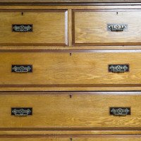Lambs of Manchester Attributed, a Rare Aesthetic Movement Tall Chest of Drawers - Thumbnail 8
