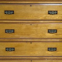 Lambs of Manchester Attributed, a Rare Aesthetic Movement Tall Chest of Drawers - Thumbnail 9