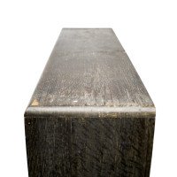 An Art Deco Dark & Limed Oak Glazed Bookcase with Carved Floral Decoration - Thumbnail 12