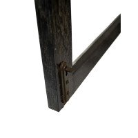 An Art Deco Dark & Limed Oak Glazed Bookcase with Carved Floral Decoration - Thumbnail 8
