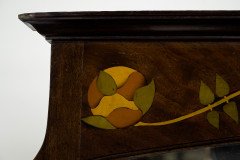 J. S. Henry, attributed. Arts & Crafts Mahogany & Inlaid Display Cabinet - Thumbnail 7