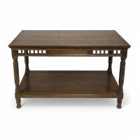 Bruce Talbert for Gillow & Co., attributed, Gothic Revival Two-Tier Library Table