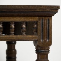 Bruce Talbert for Gillows, attributed. Gothic Revival Two-Tier Library Table - Thumbnail 5