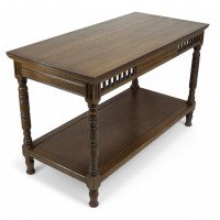 Bruce Talbert for Gillows, attributed. Gothic Revival Two-Tier Library Table - Thumbnail 3