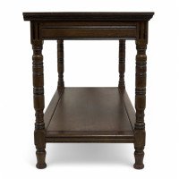 Bruce Talbert for Gillows, attributed. Gothic Revival Two-Tier Library Table - Thumbnail 4