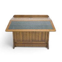 Gillows of Lancaster Attributed, Gothic Revival Oak Architect's Desk - Thumbnail 1
