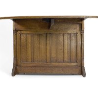 Gillows of Lancaster, attributed. Gothic Revival Oak Architect's Desk - Thumbnail 3