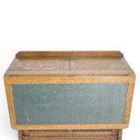 Gillows of Lancaster, attributed. Gothic Revival Oak Architect's Desk - Thumbnail 9
