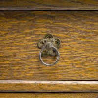 Gillows of Lancaster, attributed. Gothic Revival Oak Architect's Desk - Thumbnail 14