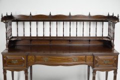 George Jack for Morris & Co., Arts & Crafts Inlaid Mahogany Sideboard - Thumbnail 2