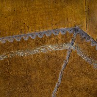 Maple & Co., Gothic Revival Oak Leather Top Writing Table on Decorative Castors - Thumbnail 21