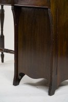 Lamb of Manchester, Aesthetic Movement Walnut Writing Desk with New Leather - Thumbnail 14