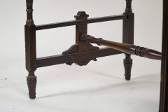 Lamb of Manchester, Aesthetic Movement Walnut Writing Desk with New Leather - Thumbnail 15